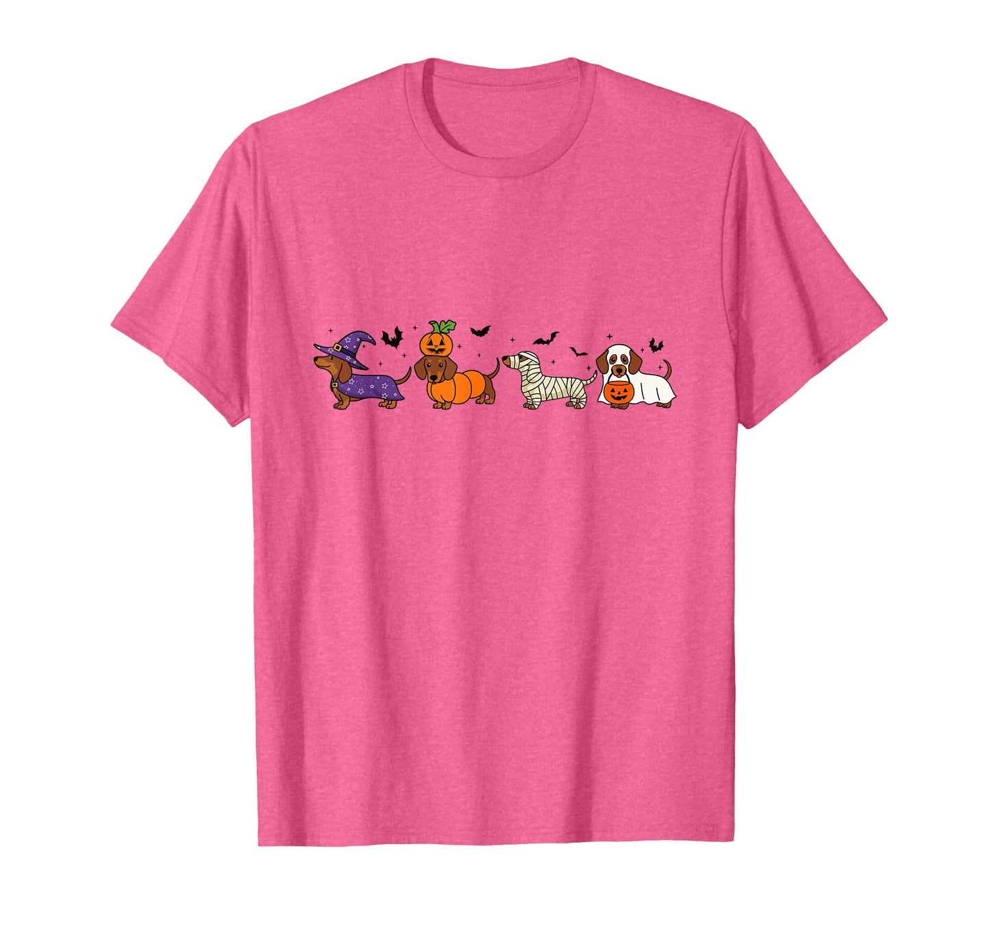 Funny Dachshund Halloween Wiener Dog Mom Dog Lover Spooky T-Shirt