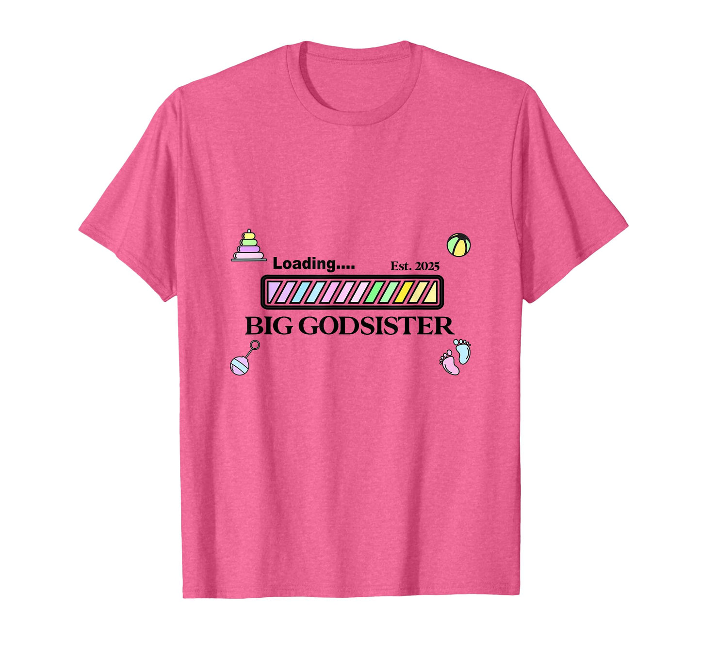 New baby Big God sister girls kids daughter teens women T-Shirt
