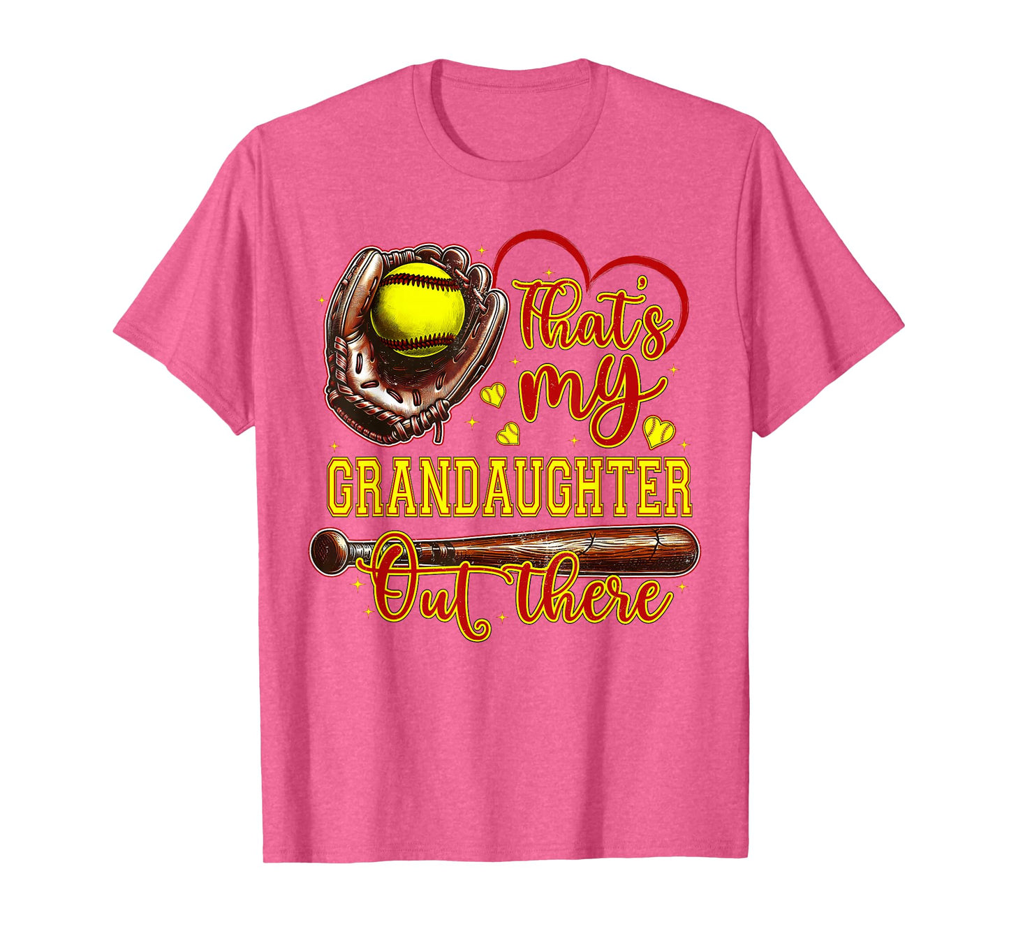 That's My Granddaughter Out There Softball Grandma T-Shirt