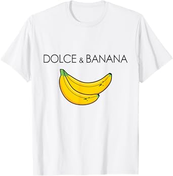 Dolce And Banana Funny Banana Funny Fruit Fruit Design T-Shirt