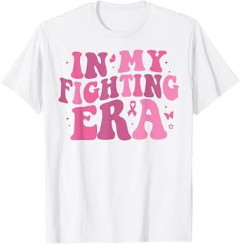 In My Fighting Era Breast Cancer Awareness Support Squad T-Shirt