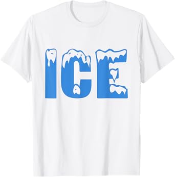 Funny Fire and Ice Costume Halloween 2024 Family Matching T-Shirt