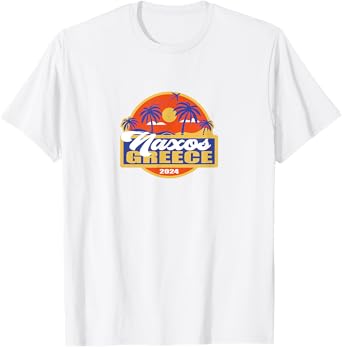 Naxos Greece Holiday 2024 Greek Islands Vacation Family T-Shirt