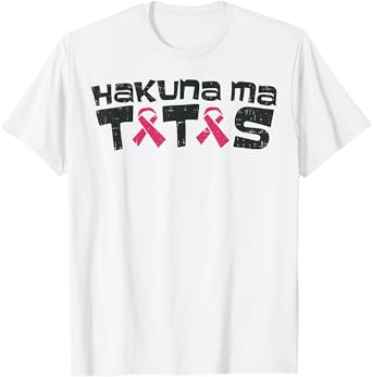 Funny Breast Cancer Awareness Shirt Ma Tatas Support Gift T-Shirt