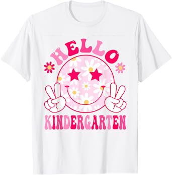 Hello Kindergarten Teacher Kids Back to School Kindergarten T-Shirt