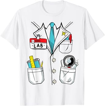 Cute Scientist Halloween Kids Costume Future Chemist Science T-Shirt