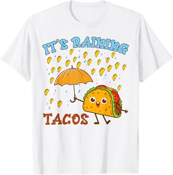 Its Raining Tacos Cinco De Mayo Funny Mexican Boy Toddler T-Shirt