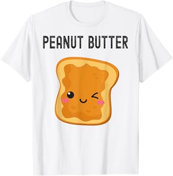 Peanut Butter Jelly Best Friend Couples Matching T-Shirt