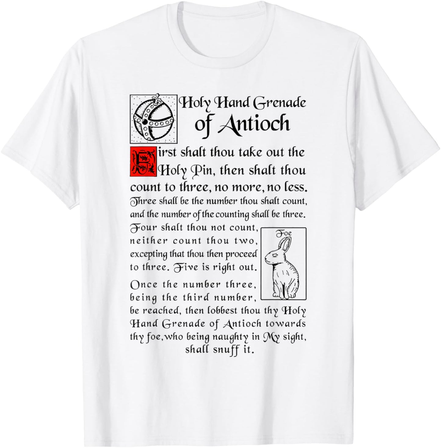 Holy Hand Grenade Of Antioch T-Shirt