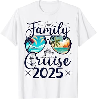 Family Cruise 2025 Summer Vacation Matching Family Cruise Men Women Kids T-Shirt