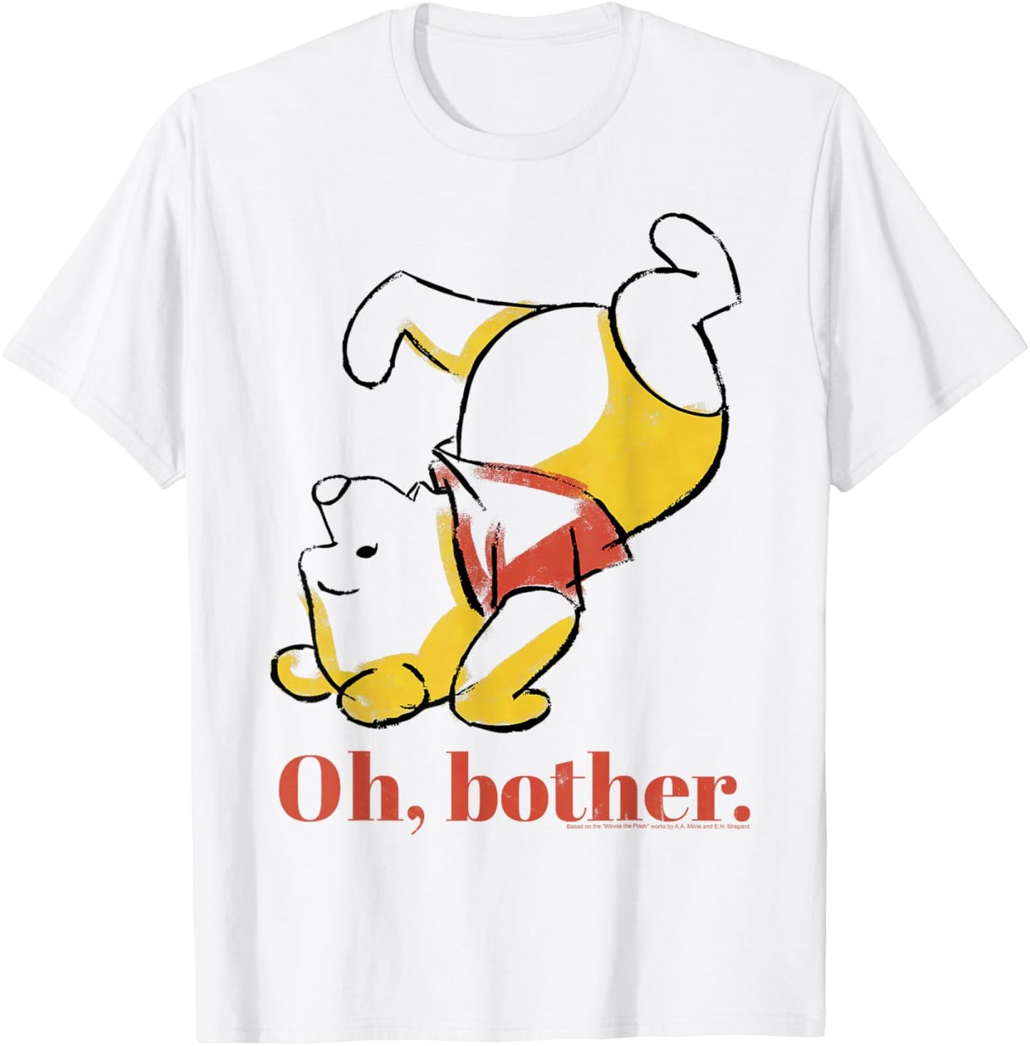 Disney Winnie The Pooh Oh Bother Sketch T-Shirt