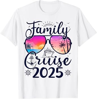 Family Cruise 2025 Summer Vacation Matching Family Cruise Men Women Kids T-Shirt
