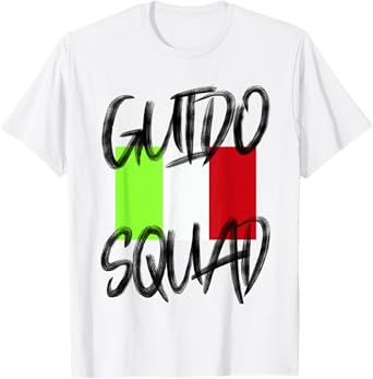 Proud Italian American Guido Squad T-Shirt Men and Kids T-Shirt