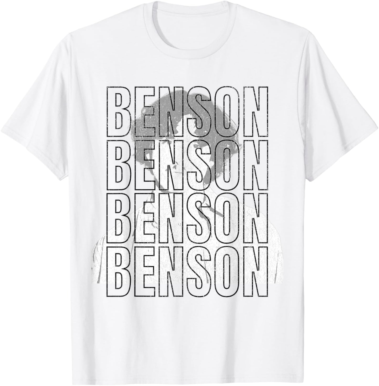 Benson First Name T With Glasses Personalized Vintage Tee T-Shirt