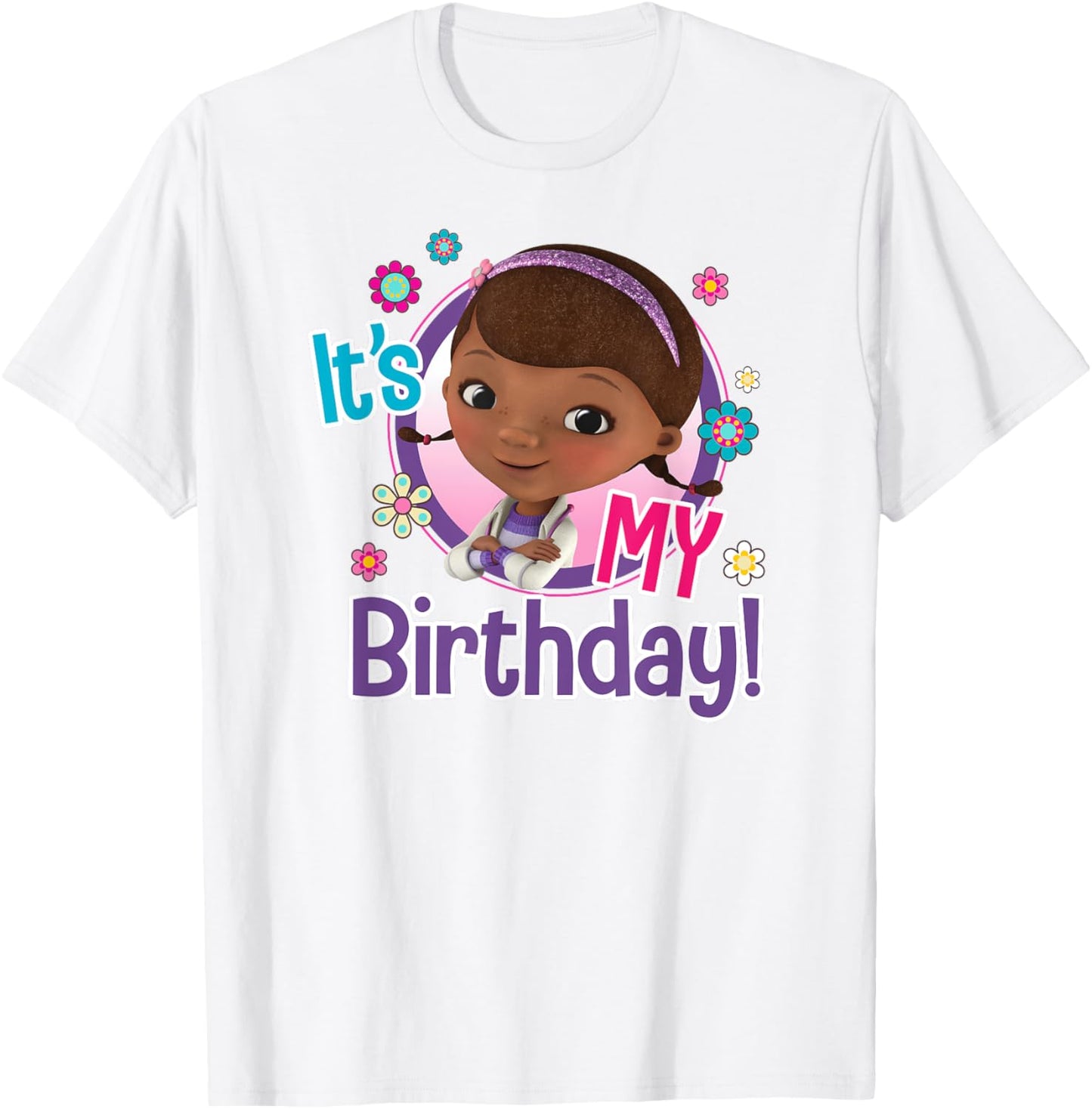 Disney - Junior Doc Its My Birthday T-Shirt