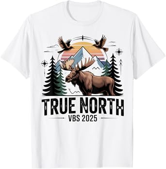 VBS 2025 True North Trusting Jesus Christian Summer T-Shirt