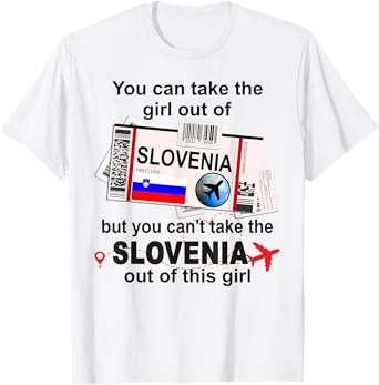 Slovenia Girl - Slovenia Boarding Pass - Slovenia T-Shirt