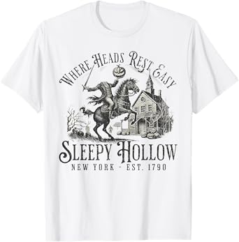Headless Horseman Sleepy Hollow Jack O Lantern Halloween T-Shirt