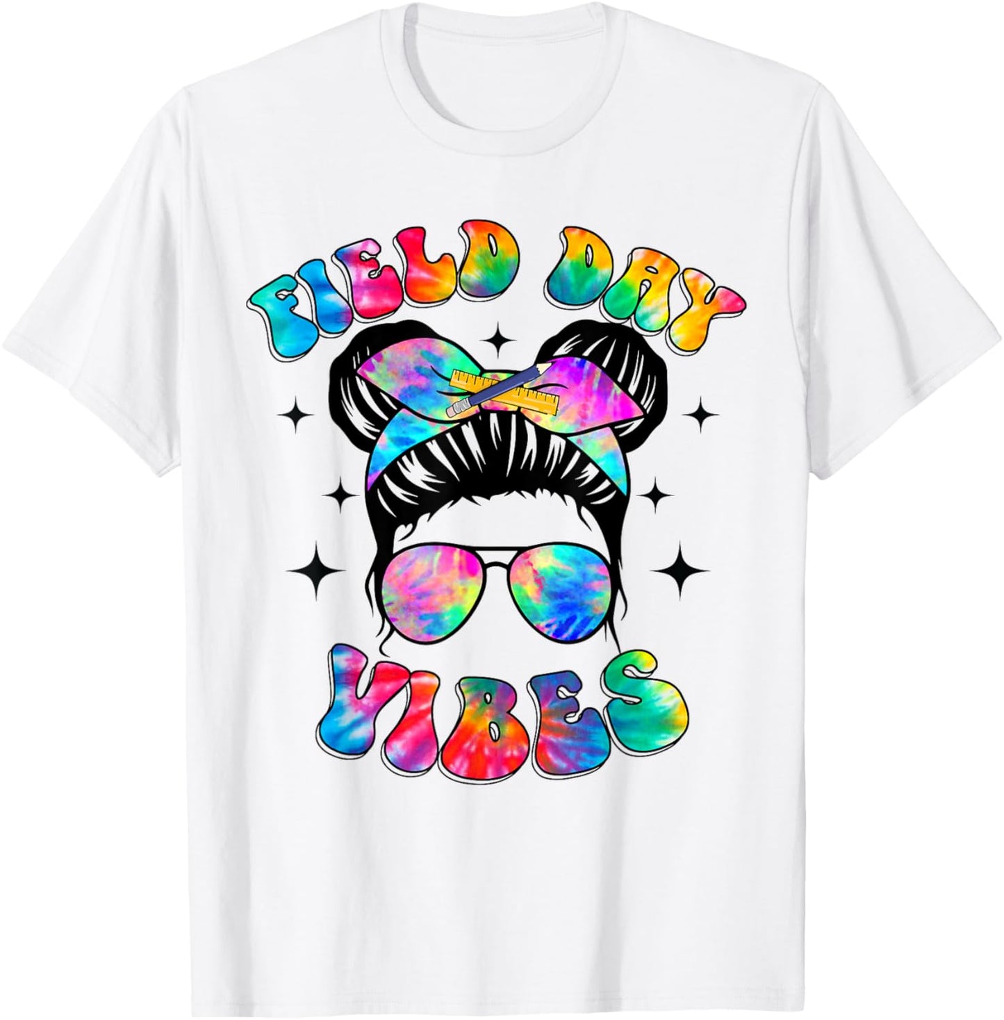 Field Day Vibes Shirt For Teacher Kids Happy Field Day 2025 T-Shirt