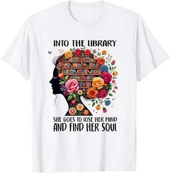 Book Reading Bookworm Book Lover Women Kids Girls Librarian T-Shirt