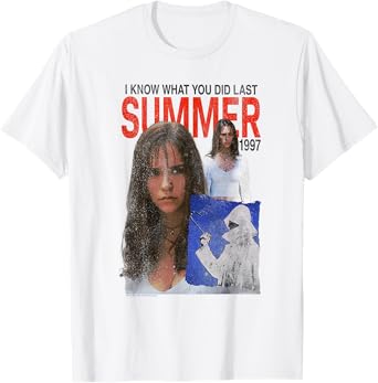I Know What You Did Last Summer Poster Collage Retro Horror T-Shirt