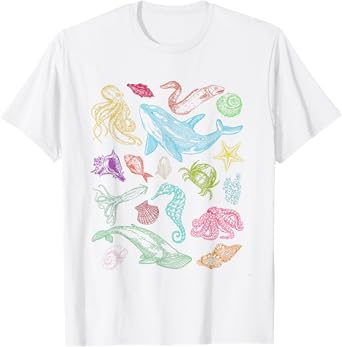 Sea Animal Ocean Nature Sealife Whale Protect The Oceans T-Shirt