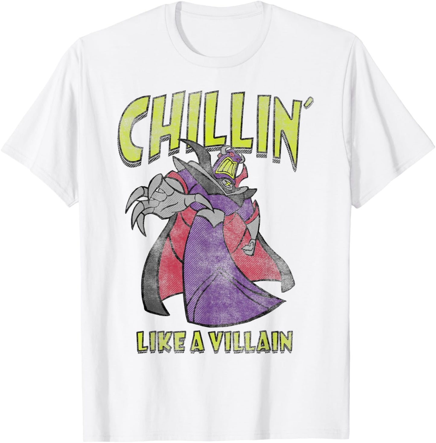 Disney Pixar Toy Story Zurg Chillin' Villain Graphic T-Shirt T-Shirt