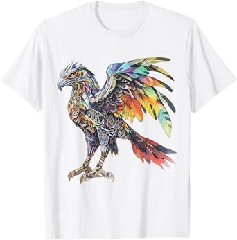 Griffin Mythical Graphic Fantasy Artwork Griffin T-Shirt