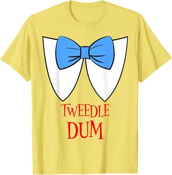 Tweedle Dum Costume Halloween Fairytale Character T-Shirt