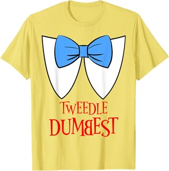 Tweedle Dumbest Costume Halloween Fairytale Character T-Shirt
