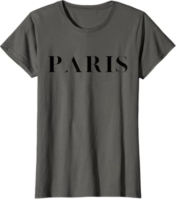 French Paris Parisian Top Fashion Cute Graphic Tee Stylish T-Shirt