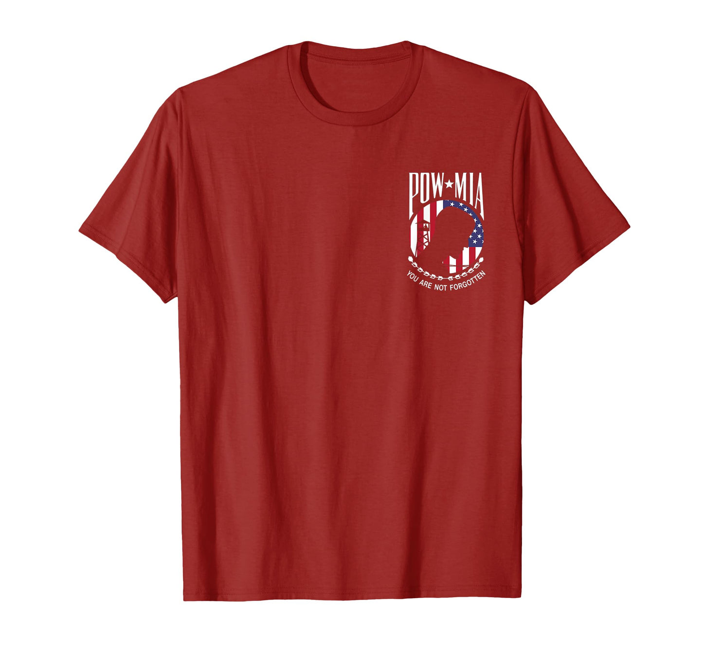 (2side) Pow Mia USA Flag You Are Not Forgotten T-Shirt