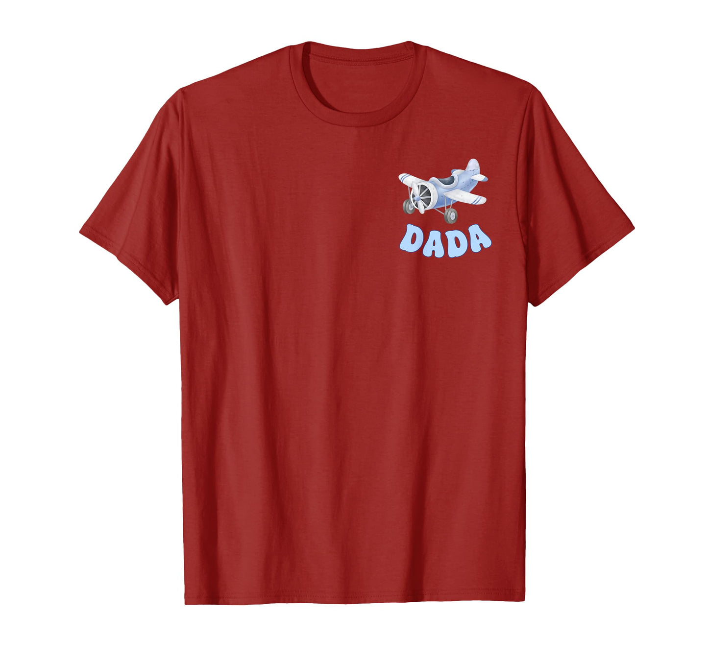 Dada of The First Birthday Boy Airplane Family Matching T-Shirt