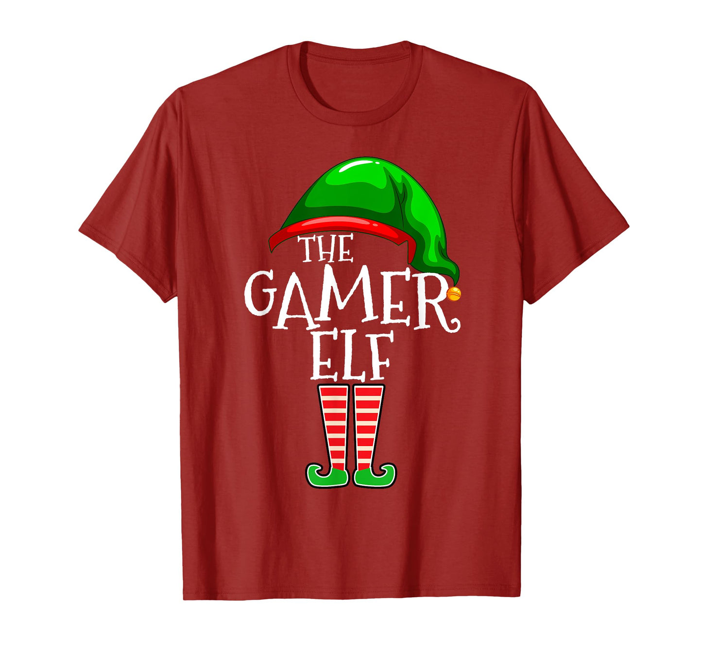 Gamer Elf Family Matching Group Christmas Video Game T-Shirt