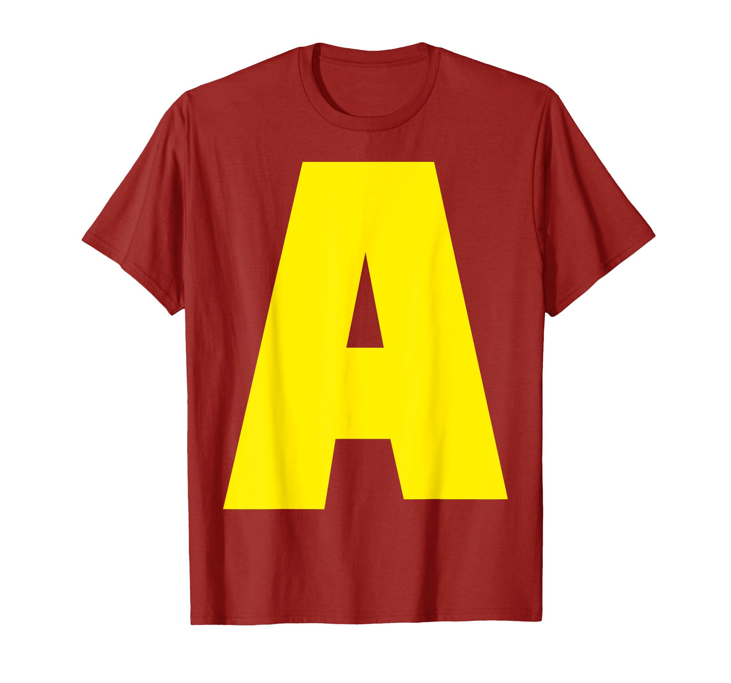 "A" Letter Chipmunk Group Matching Funny Halloween Letter A T-Shirt