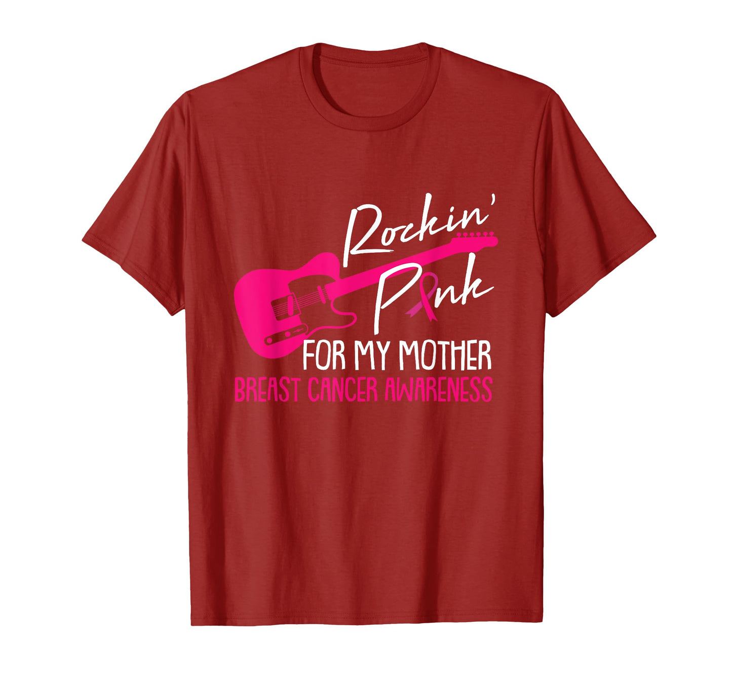 For My Mother Breast Cancer Awareness Pink Ribbon Warrior T-Shirt