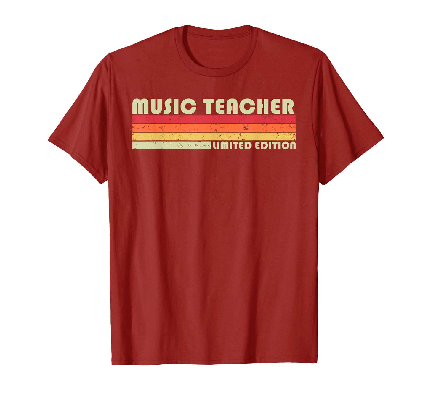 MUSIC TEACHER Funny Job Title Profession Birthday Worker Men Women Girls Kids T-Shirt