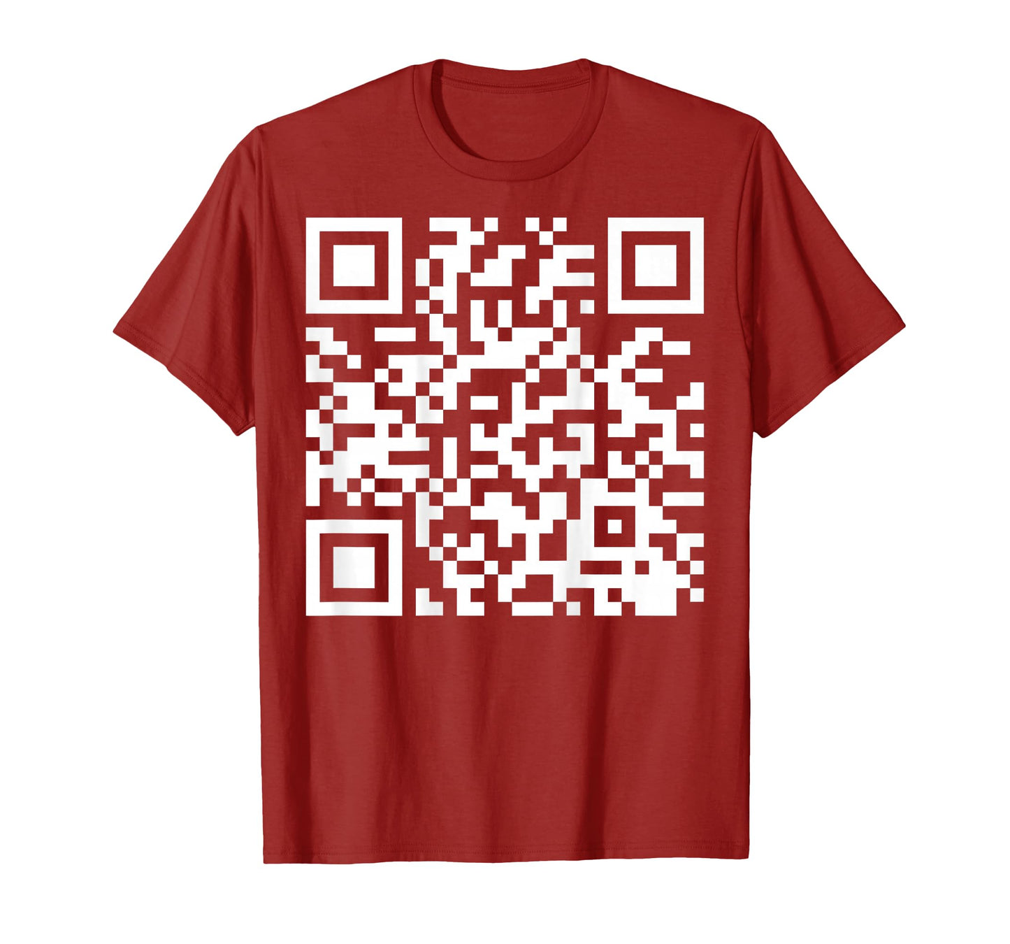 (On Back) Funny QR Do I Look Like I Give A Fck Code Saying T-Shirt