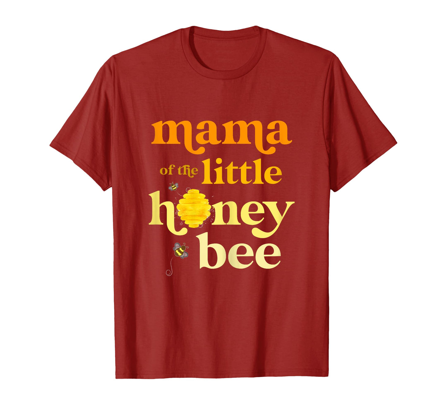 Mama of Little Honey Bee Birthday Gender Reveal Baby Shower T-Shirt