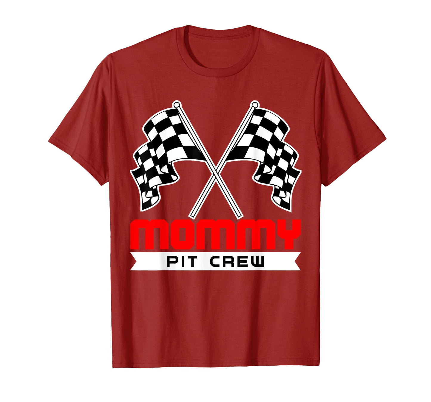 Pit Mom Crew Funny Mommy Racing Race Car Costume Women Gifts T-Shirt