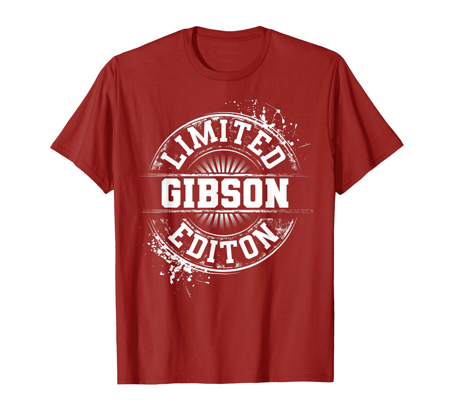 GIBSON Personalized Last Name Custom Lover Christmas Team T-Shirt