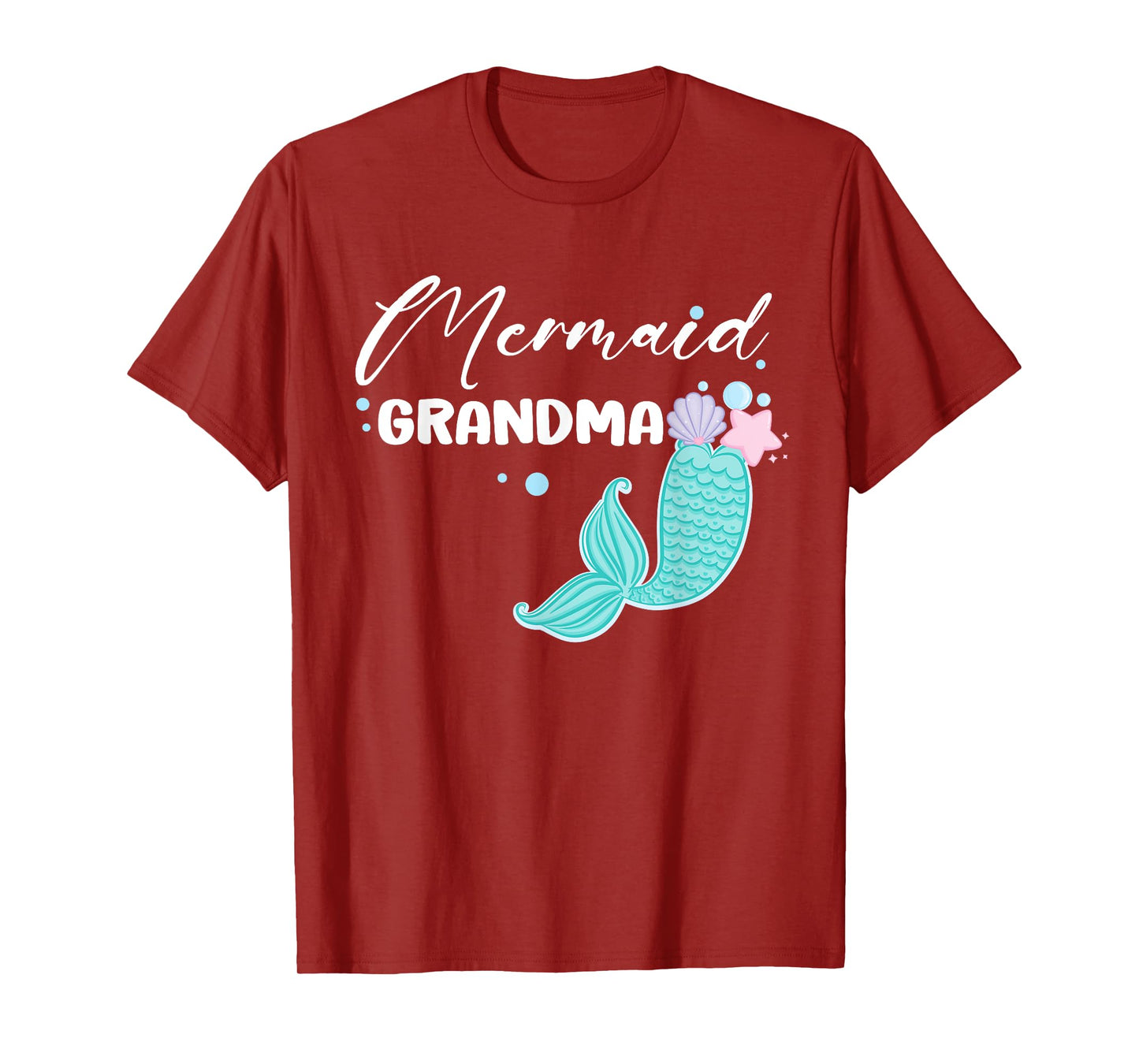 Funny Grandma Mermaid Matching Family Party Mother's Day T-Shirt