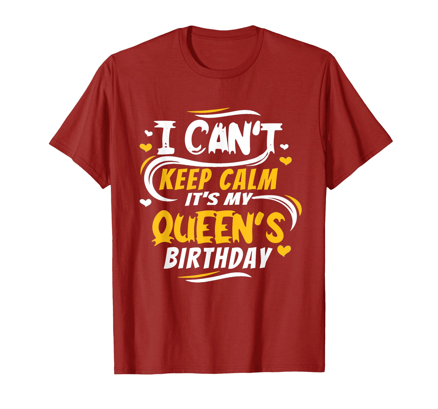 husband wife birthday shirt Gift Its My Queen's Birthday T-Shirt