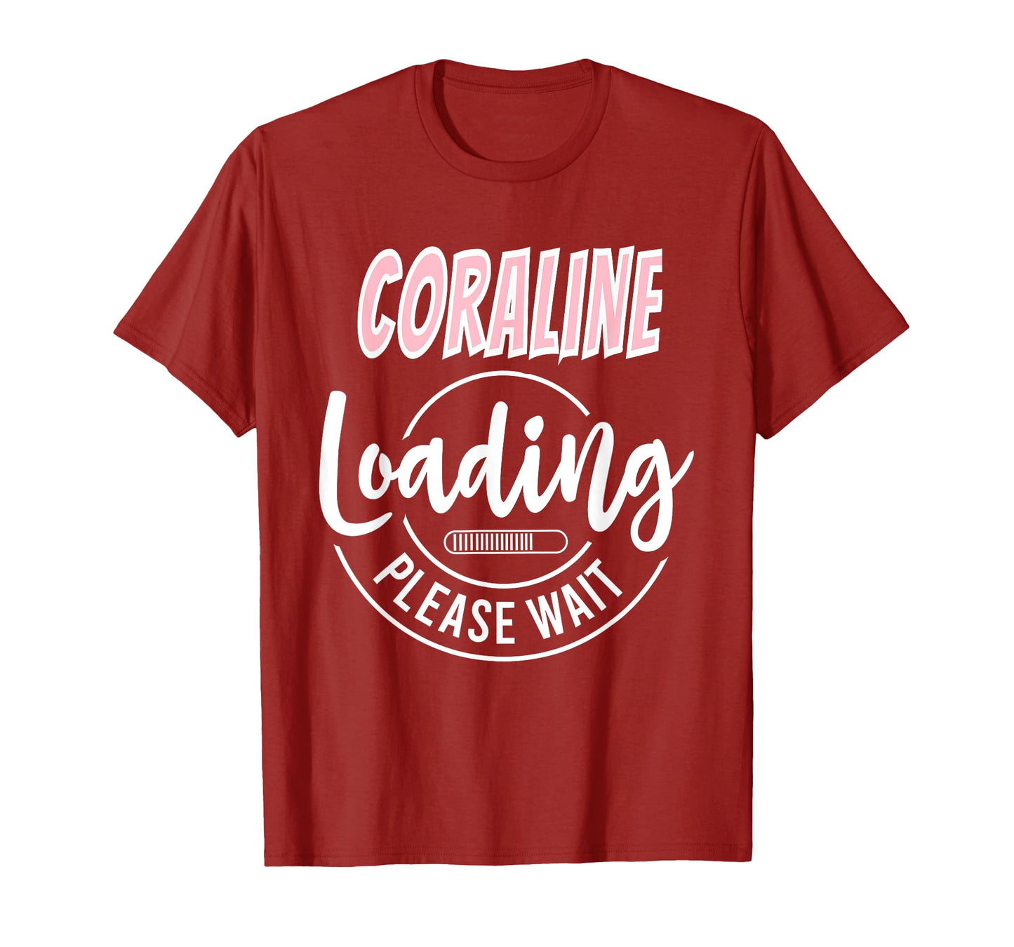Coraline Custom Personalized Baby Loading Shirt Baby Shower T-Shirt