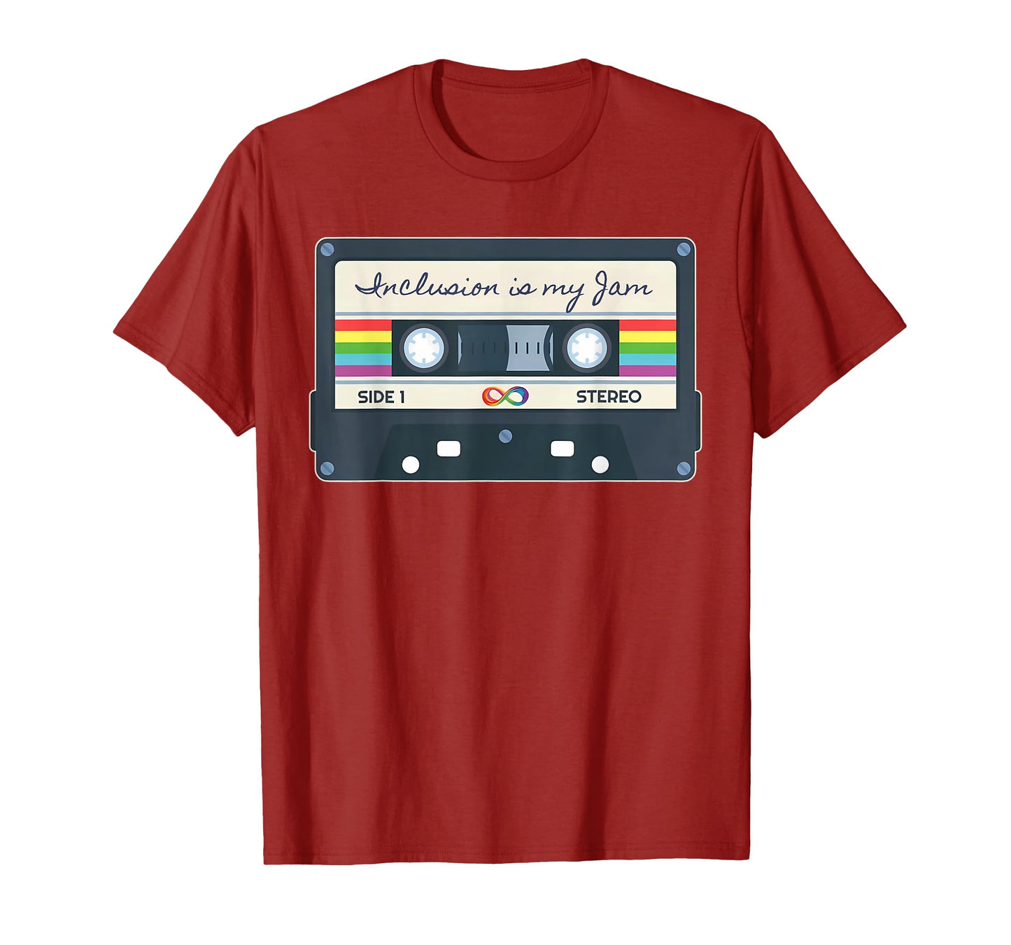 Autism Awareness Inclusion is My Jam SPED Teacher Cassette T-Shirt