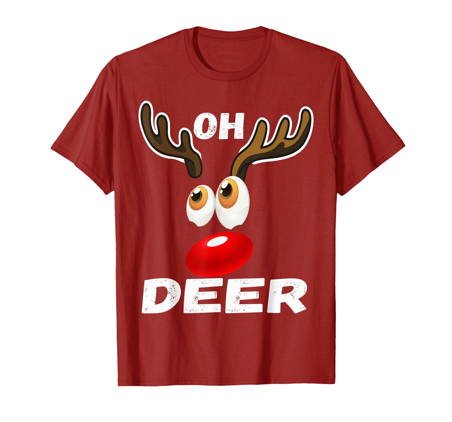 Oh Deer! Christmas Cool Deer Funny Humor Pajama Gifts T-Shirt