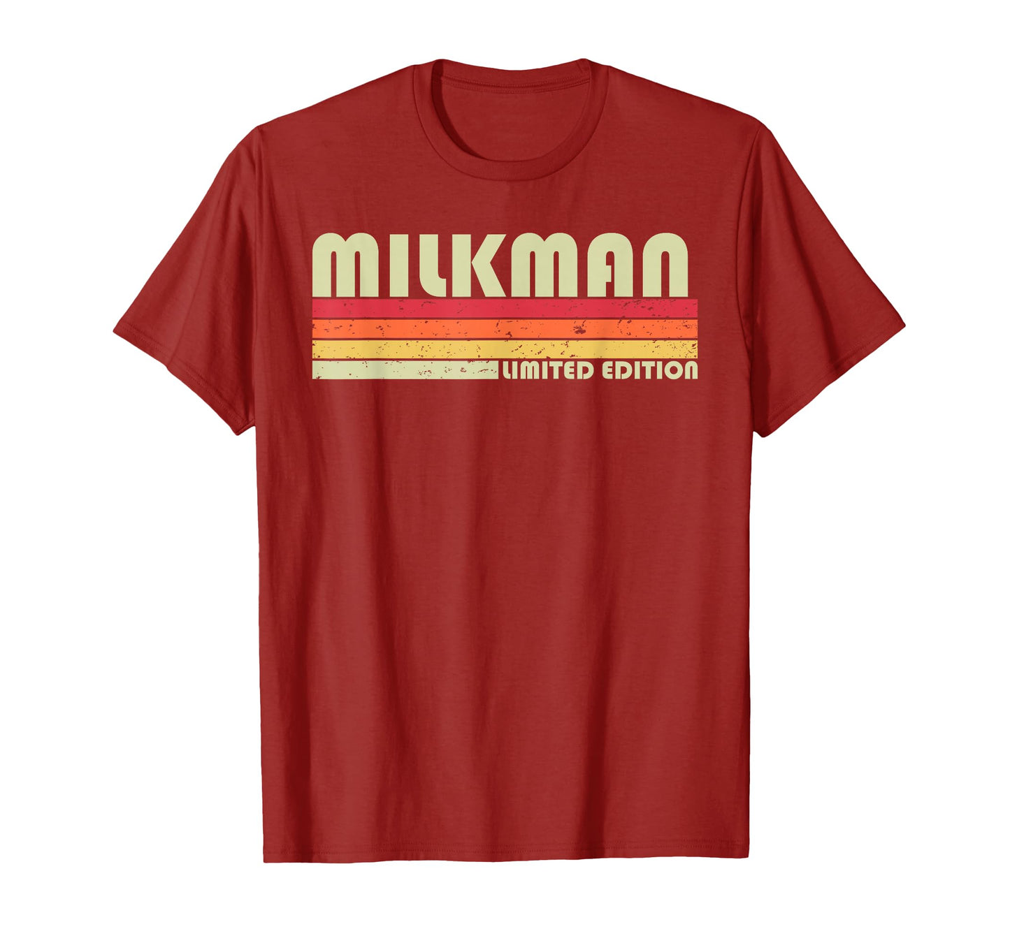 MILKMAN Funny Job Title Profession Birthday Worker Idea T-Shirt