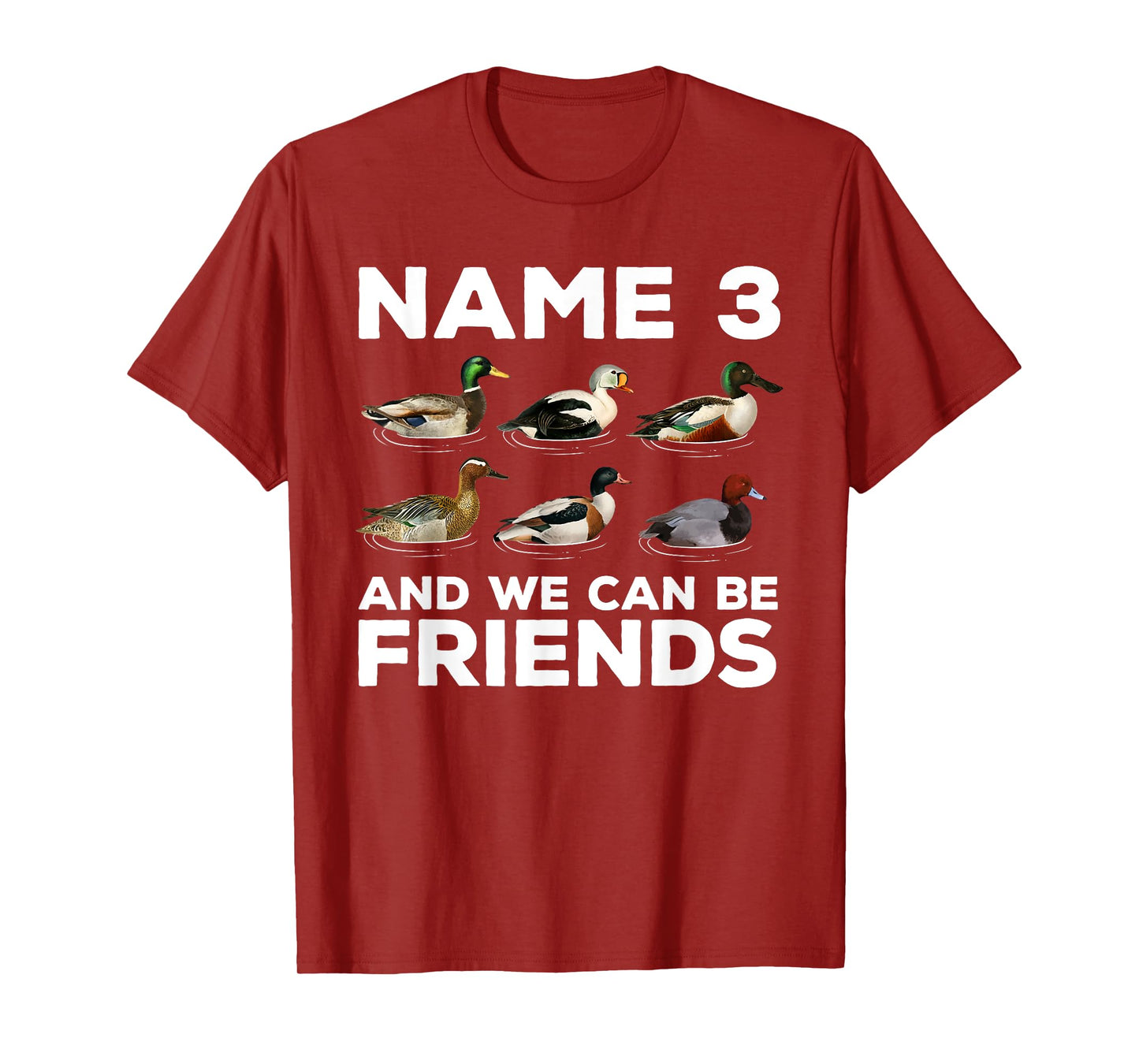 Duck Hunting Design For Men Women Wildlife Hunt Duck Hunter T-Shirt