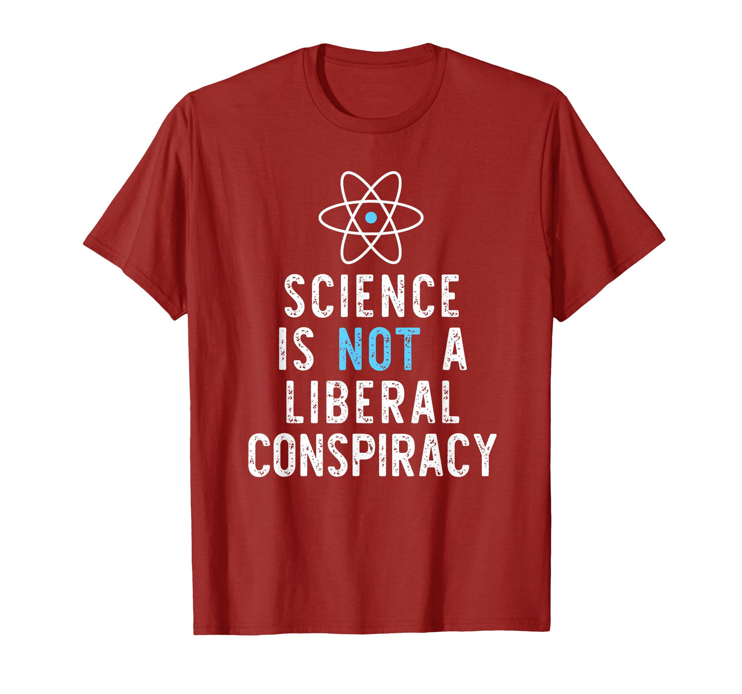 Science Is Not A Liberal Conspiracy Funny Christmas T-Shirt
