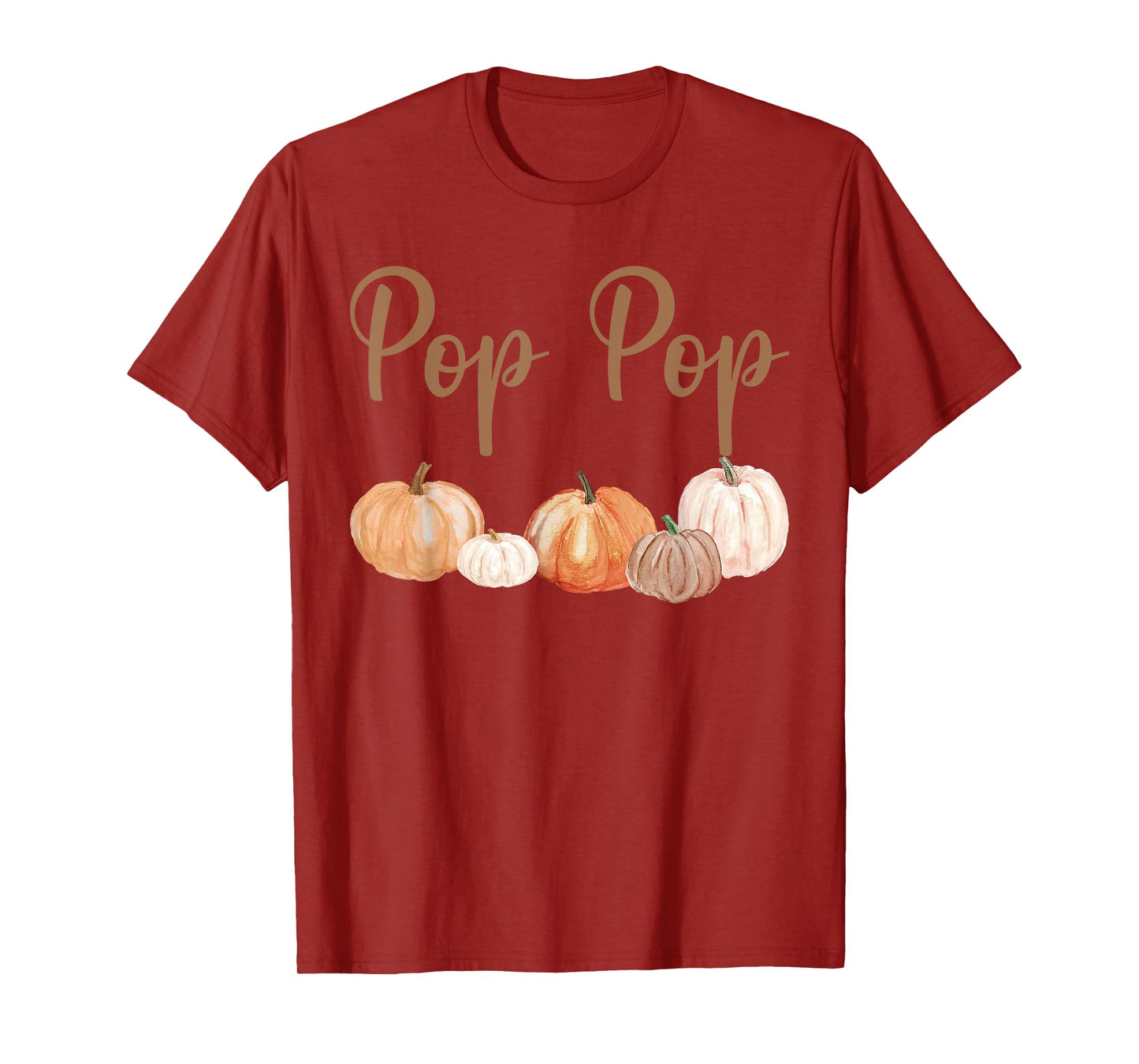 Pop Pop of Little Pumpkin First Birthday Autumn Pumpkin T-Shirt